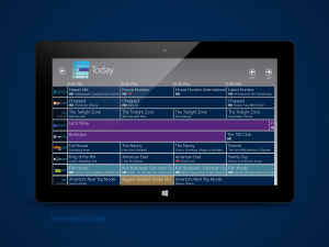 Windows 8 Television Guide